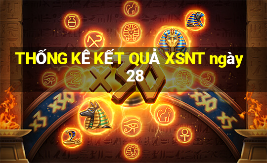 THỐNG KÊ KẾT QUẢ XSNT ngày 28