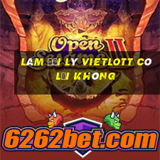 làm đại lý vietlott có lời không