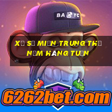 xổ số miền trung thứ năm hàng tuần