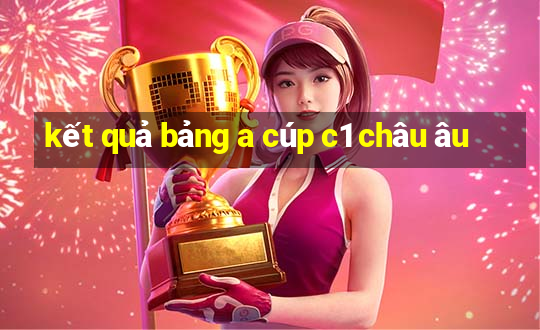 kết quả bảng a cúp c1 châu âu