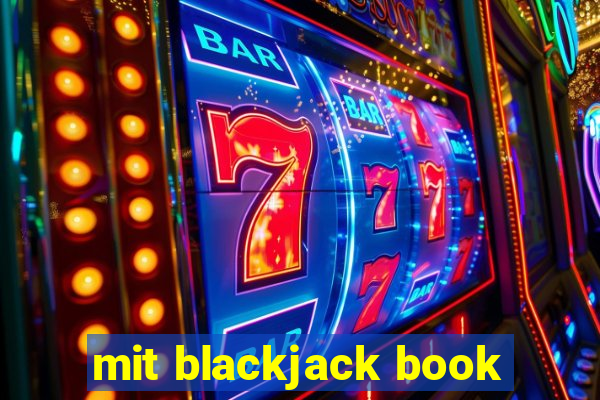 mit blackjack book