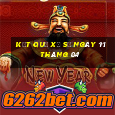 kết quả xổ số ngày 11 tháng 04