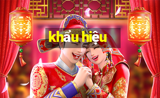 khẩu hiệu