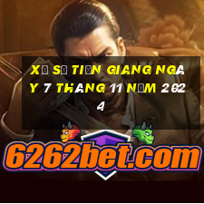 xổ số tiền giang ngày 7 tháng 11 năm 2024