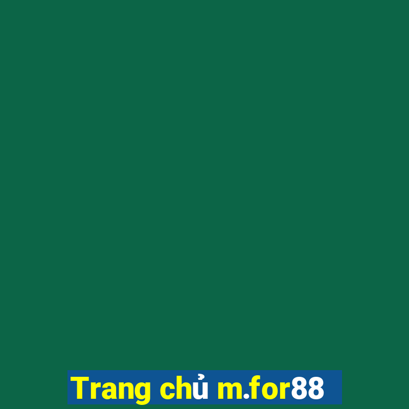 Trang chủ m.for88