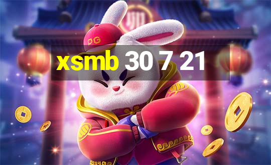 xsmb 30 7 21