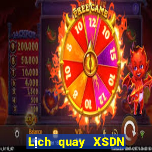 Lịch quay XSDN ngày 21