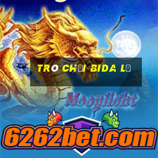 trò chơi bida lỗ