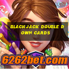 blackjack double down cards