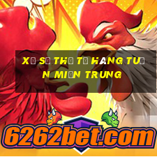 xổ số thứ tư hàng tuần miền trung