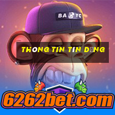 thông tin tín dụng