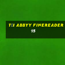 tải abbyy finereader 15