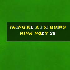 Thống kê Xổ Số quảng ninh ngày 29