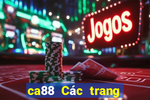 ca88 Các trang web Châu Á