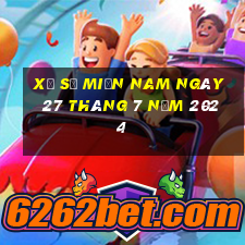 xổ số miền nam ngày 27 tháng 7 năm 2024