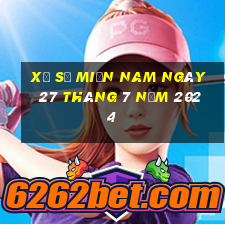 xổ số miền nam ngày 27 tháng 7 năm 2024