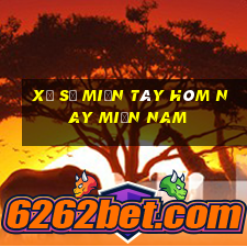 xổ số miền tây hôm nay miền nam