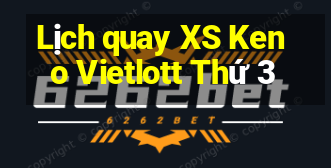 Lịch quay XS Keno Vietlott Thứ 3