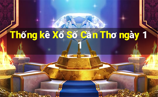 Thống kê Xổ Số Cần Thơ ngày 11