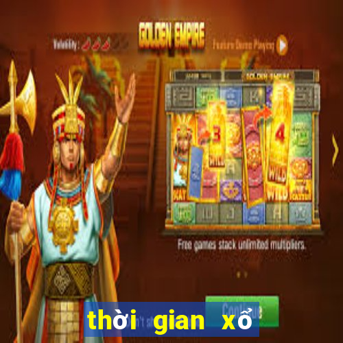 thời gian xổ số miền nam