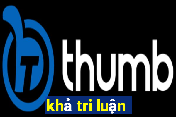 khả tri luận