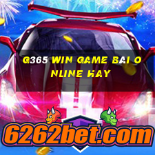 G365 Win Game Bài Online Hay