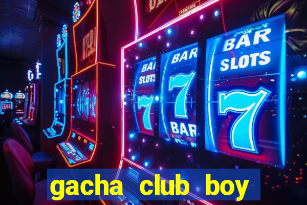 gacha club boy hair ideas