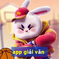 app giải văn