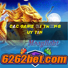 các game đổi thưởng uy tín