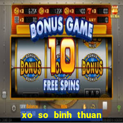 xo so binh thuan 13 10