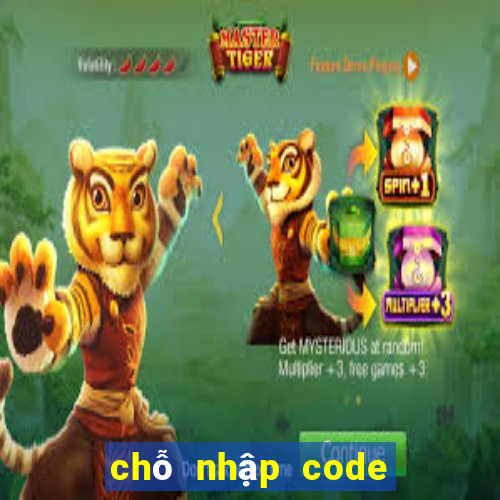 chỗ nhập code play together