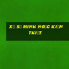 xổ số minh ngọc kiến thiết