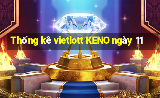 Thống kê vietlott KENO ngày 11