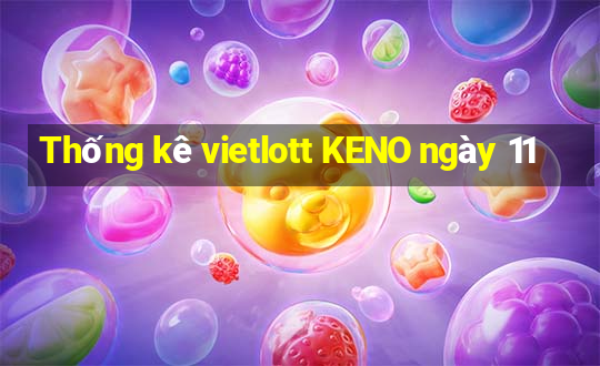 Thống kê vietlott KENO ngày 11