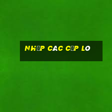 nhịp các cặp lô