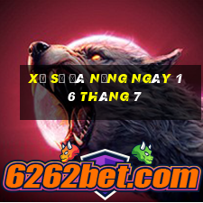 xổ số đà nẵng ngày 16 tháng 7