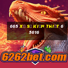 665 Xổ số kiến thiết 65616