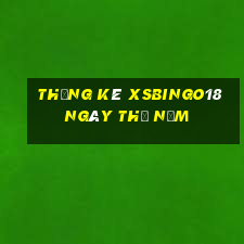 Thống kê XSBINGO18 ngày thứ năm