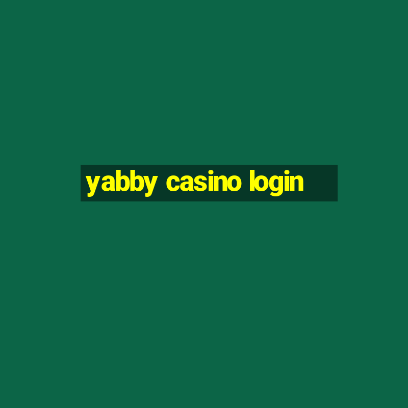 yabby casino login