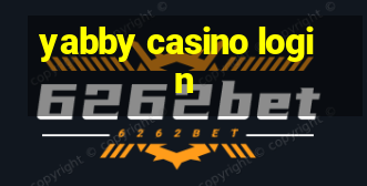 yabby casino login