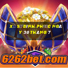 xổ số bình phước ngày 30 tháng 7