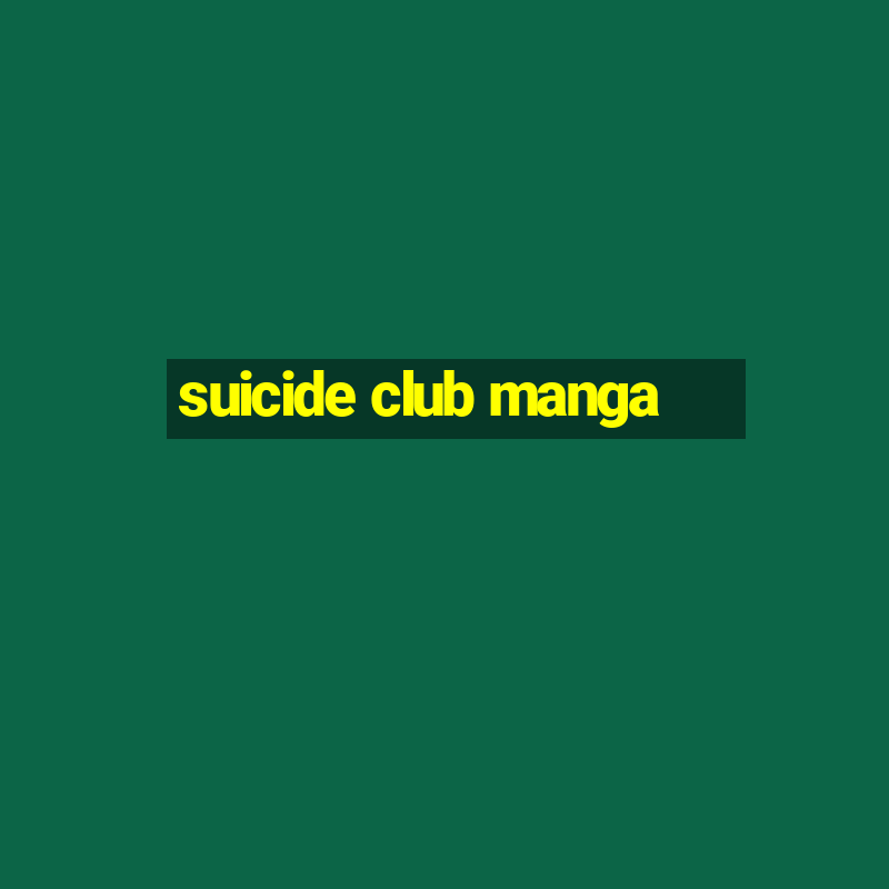 suicide club manga