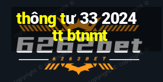 thông tư 33 2024 tt btnmt