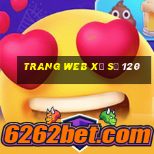 Trang web xổ số 120