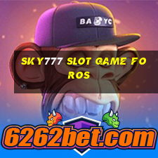 sky777 slot game foros