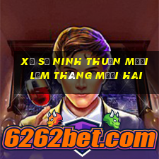 xổ số ninh thuận mười lăm tháng mười hai