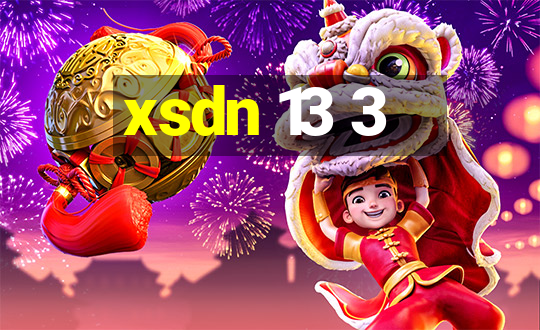 xsdn 13 3