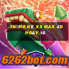 Thống kê XS Max 4D ngày 10