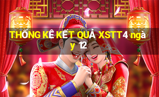 THỐNG KÊ KẾT QUẢ XSTT4 ngày 12