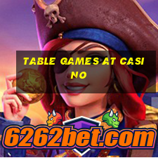 table games at casino